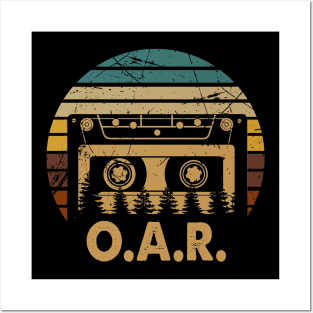 Design O.A.R Proud Name Vintage Gift 70s 80s 90s Posters and Art